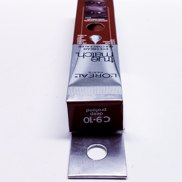 L'Oréal True Match Eye Cream Concealer, 0.5% Hyaluronic Acid, Deep C9-10, 0.4oz - Picture 5 of 12